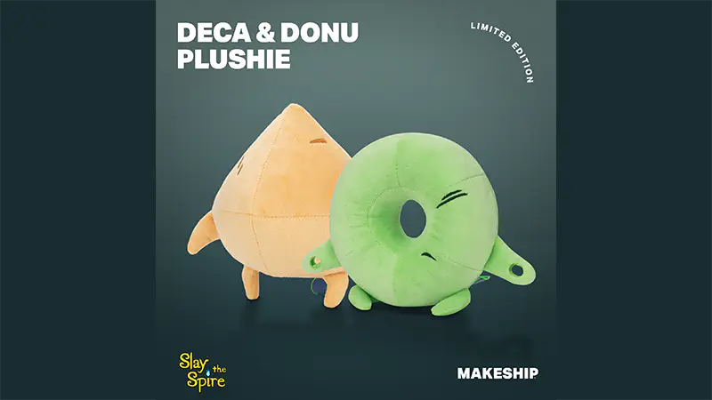 Limited Edition Deca & Donu Plushies Available Now!