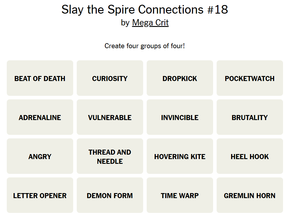 A screenshot of StS Connections 18.