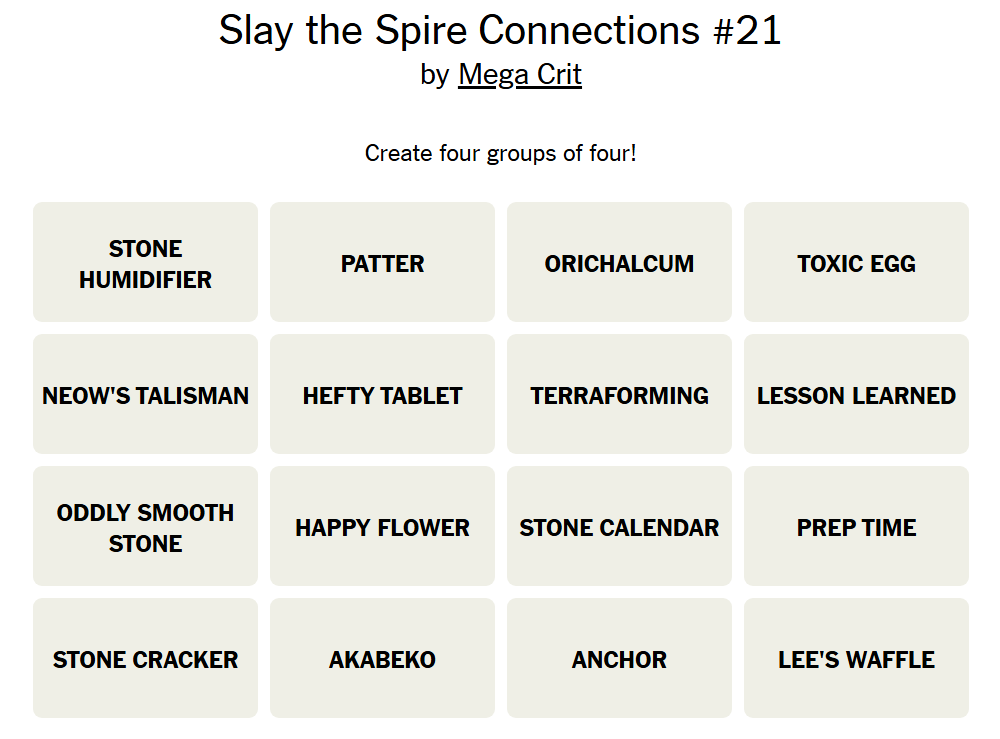 Screenshot of StS Connections 21.