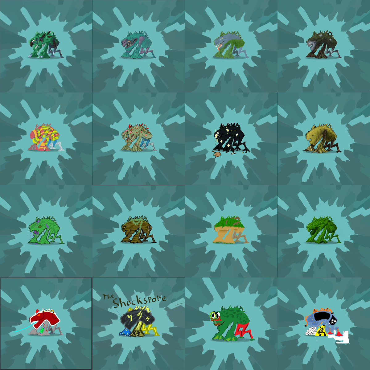 A series of guesses for this month’s mystery monster.